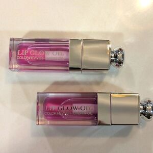 Dior Lip Glow Oil Bundle × 2 Pink Lilac 063 NWOB